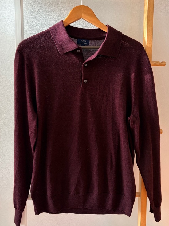 J. Crew Other - Men’s J.‎ Crew Merino Blend Polo Sweater
